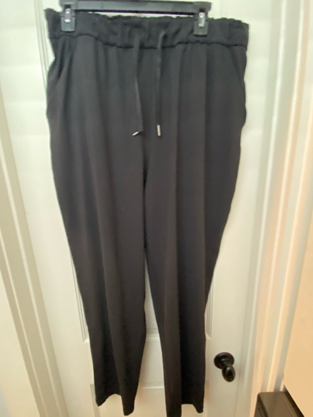 Lululemon Black Keep Moving Pants Size 12